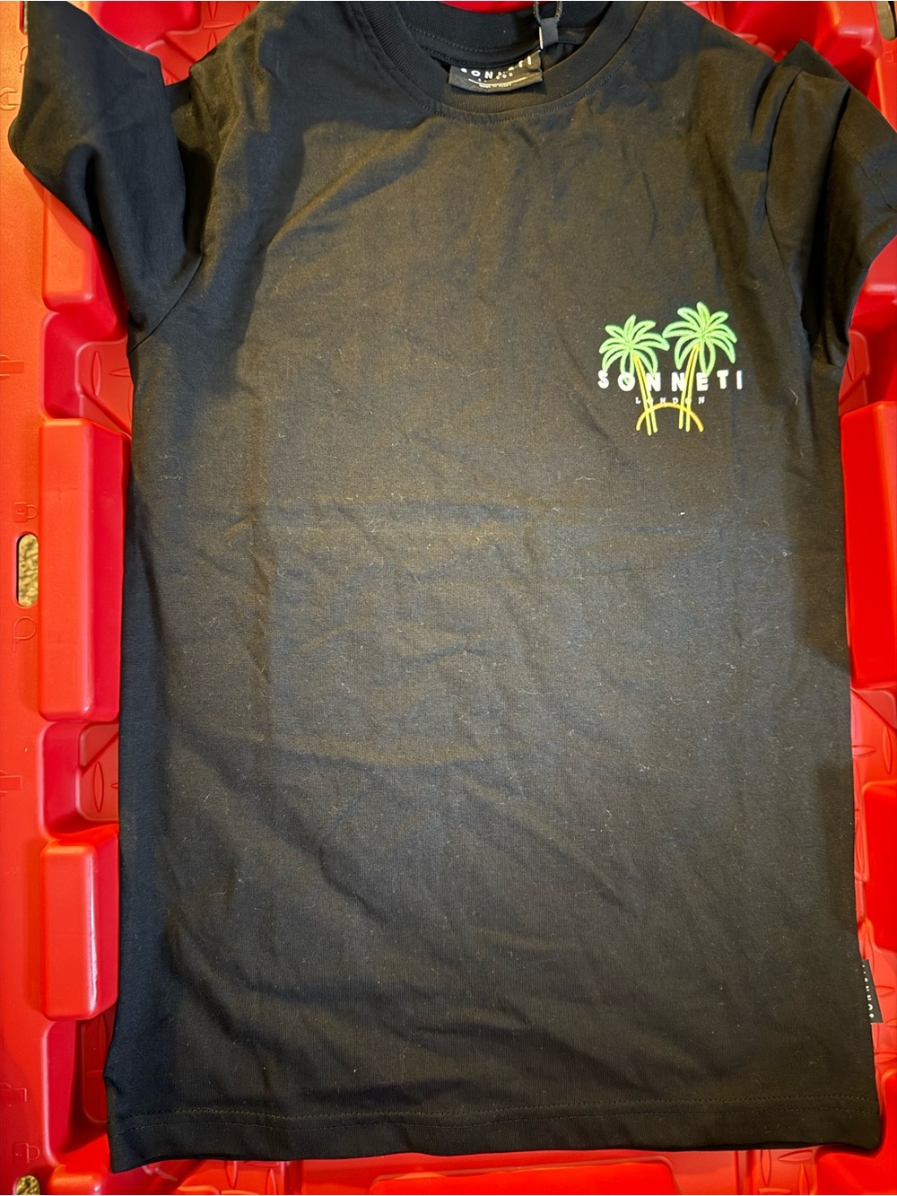 Palm Graphic Short Sleeve Tee - Black